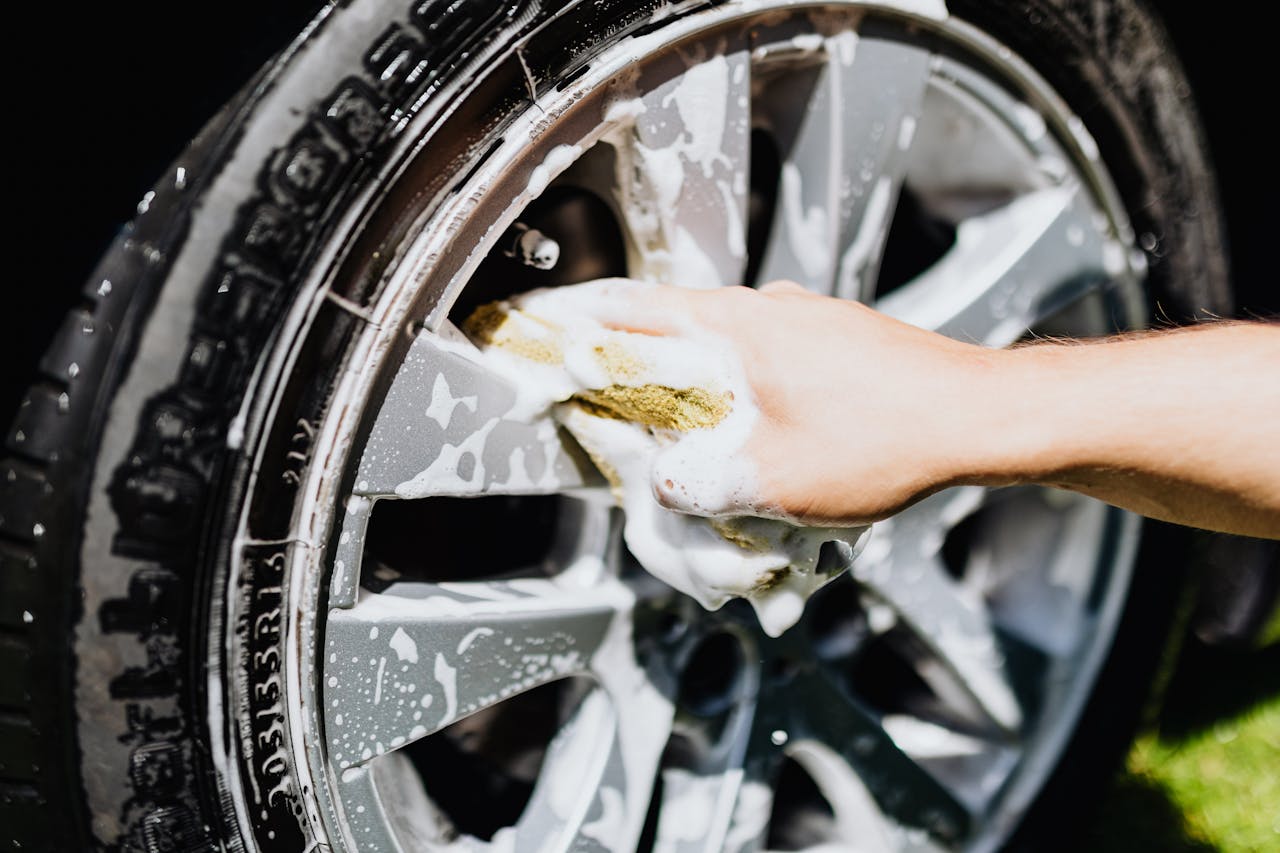 <p> We've all got that one friend who swears dish soap will get your car squeaky clean. Sure, dish soap is great for cutting through grease-on your pots and pans! But on your car? Not so much. Dish soap strips the protective wax layer off your car’s paint, leaving it vulnerable to sun damage, dirt, and grime. Stick to a car-specific wash solution, which is designed to clean without harming the paint or finish. </p> :: Pexels