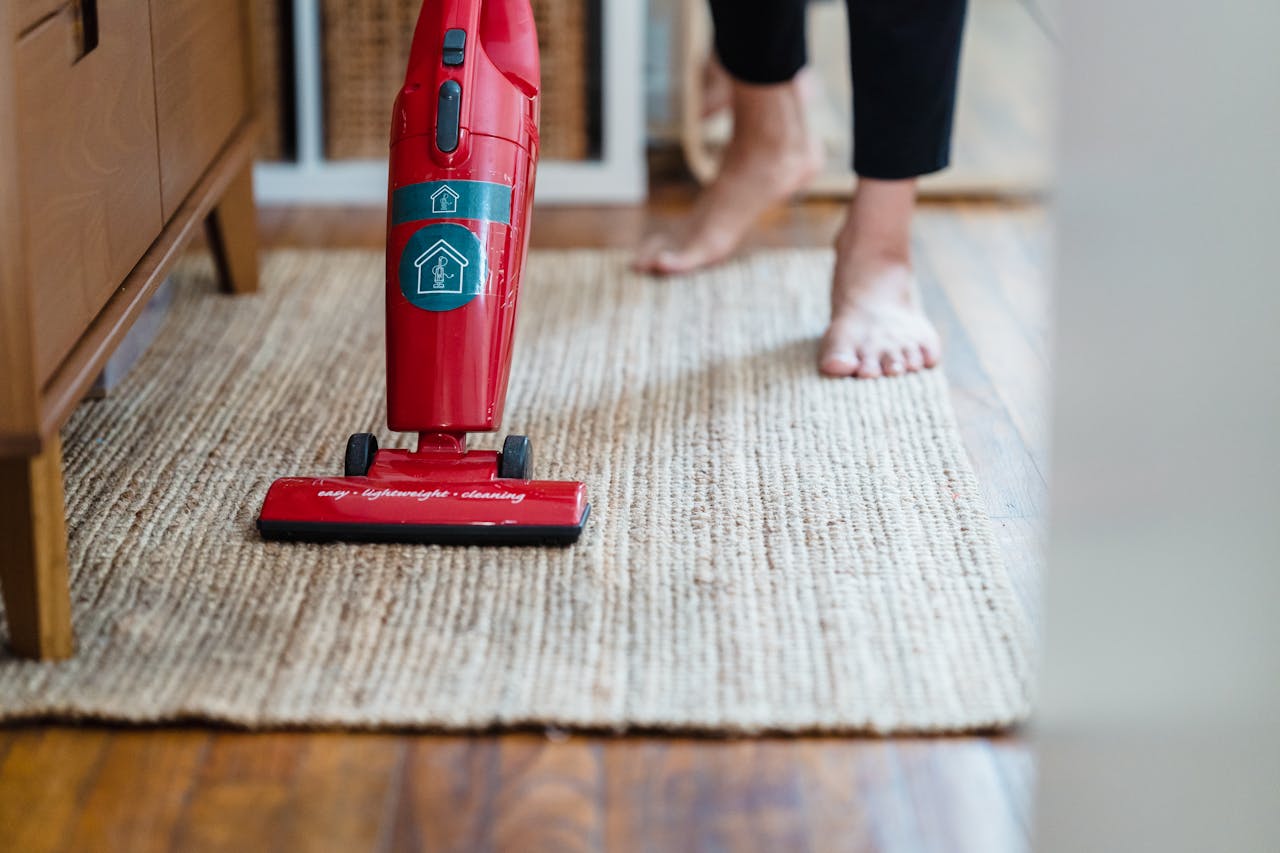 <p> Many homeowners mistakenly think that vacuuming just once a week is enough for their carpets and rugs. But did you know that high-traffic areas can really benefit from more frequent cleaning to prevent dirt build-up? Plus, rugs often require special care based on their fiber type and density. Quick Tip: Aim to vacuum your carpets at least twice a week, and for rugs, always check the manufacturer's cleaning recommendations. Keeping your home fresh not only enhances its appearance but also contributes to a healthier living environment—your feet will thank you! So grab that vacuum and give your carpets and rugs the love they deserve! </p> :: Pexels