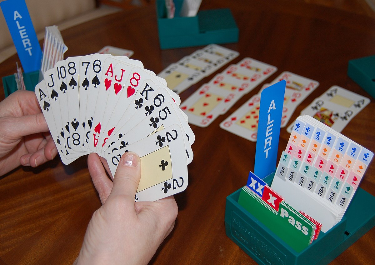 <p> Bridge has been a favorite among card players for generations, especially seniors who appreciate the strategy and thought that go into each move. This trick-taking game is played with four players in two partnerships, where players aim to score points by accurately bidding on the number of tricks they can win in a hand. Bridge is excellent for seniors because it requires memory, concentration, and strategic planning, keeping cognitive skills sharp. It’s also a highly social game, as players often develop partnerships and play in groups, adding a sense of camaraderie to the experience. While the rules can be complex initially, many seniors enjoy the challenge and long-term benefits that come from playing bridge regularly. </p> :: Wikipedia