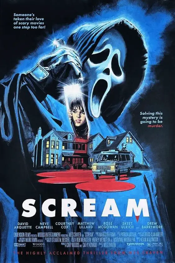 <p> Wes Craven’s Scream revitalized the slasher genre with its meta-horror approach. The film follows a group of teenagers as they’re hunted by a masked killer who follows the rules of horror movies. Scream is not only scary, but also clever and self-aware, with plenty of twists and turns that keep viewers hooked. It’s a fun and frightening choice for a sleepover because it manages to balance humor with real moments of terror. Scream works as both a tribute to and critique of horror conventions, making it a classic for both new and seasoned horror fans. </p> :: Pinterest