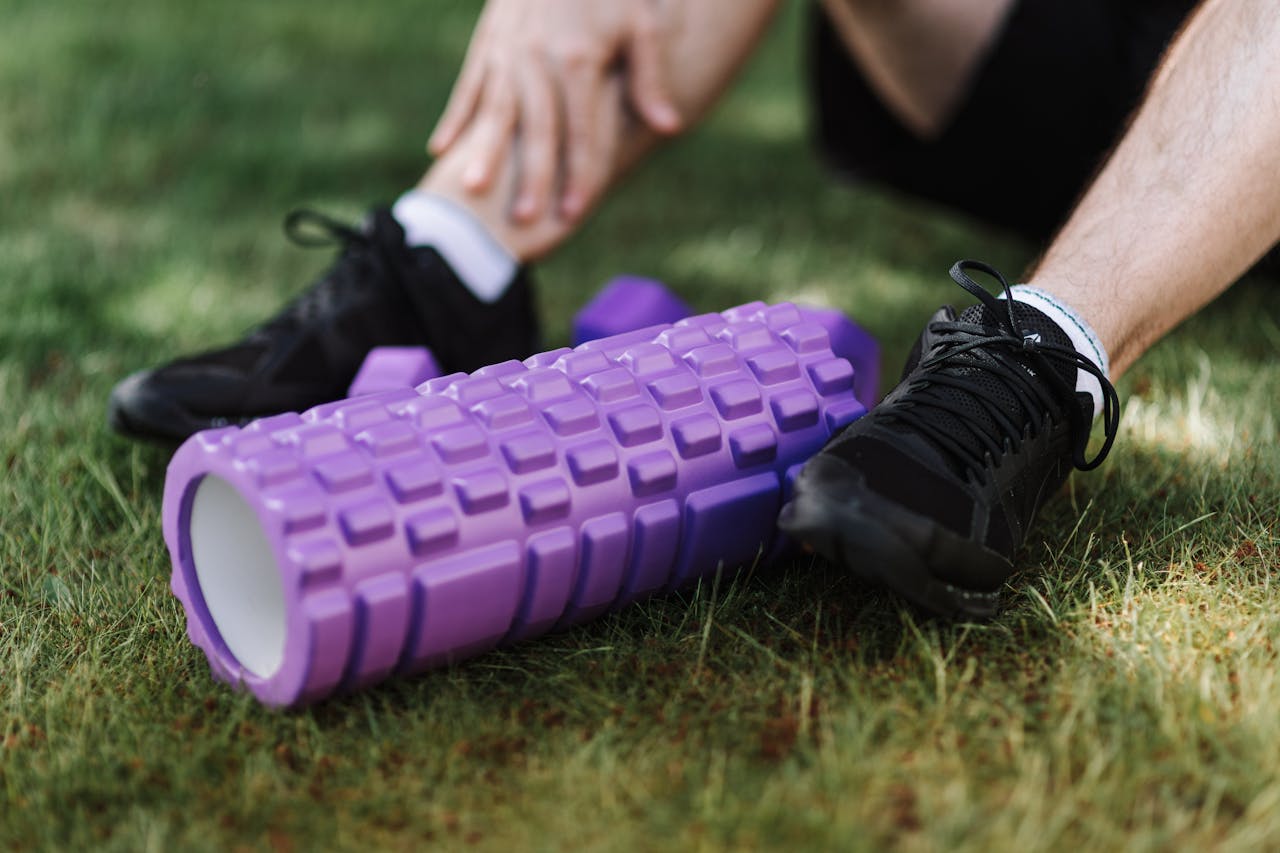 <p> Long flights or bus rides can leave your muscles feeling tight and sore, but a foam roller is an excellent tool for relieving that tension. Compact and often designed with a hollow core, travel-friendly foam rollers are lightweight and easy to pack. They’re perfect for massaging out muscle stiffness, improving flexibility, and speeding up recovery after a workout. Whether you’re dealing with post-flight soreness or looking to recover after a run, a foam roller is a great, affordable way to relieve muscle tension while on the road. </p> :: Pexels