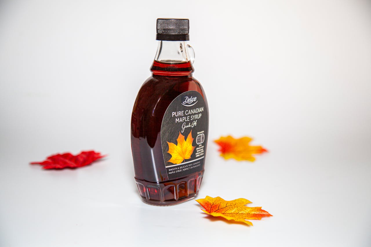 <p> Maple syrup is a quintessential fall flavor that brings a touch of sweetness and depth to various dishes. Harvested during the early spring, maple syrup becomes a beloved ingredient in the fall, often associated with cozy breakfasts and seasonal desserts. Drizzle it over pancakes, waffles, or oatmeal for a classic breakfast treat, or use it to sweeten baked goods like muffins and cakes. Maple syrup also shines in savory dishes; try incorporating it into marinades or glazes for roasted vegetables and meats. Embrace the rich, earthy flavor of maple this October, and let it enhance your culinary creations. </p> :: Pexels