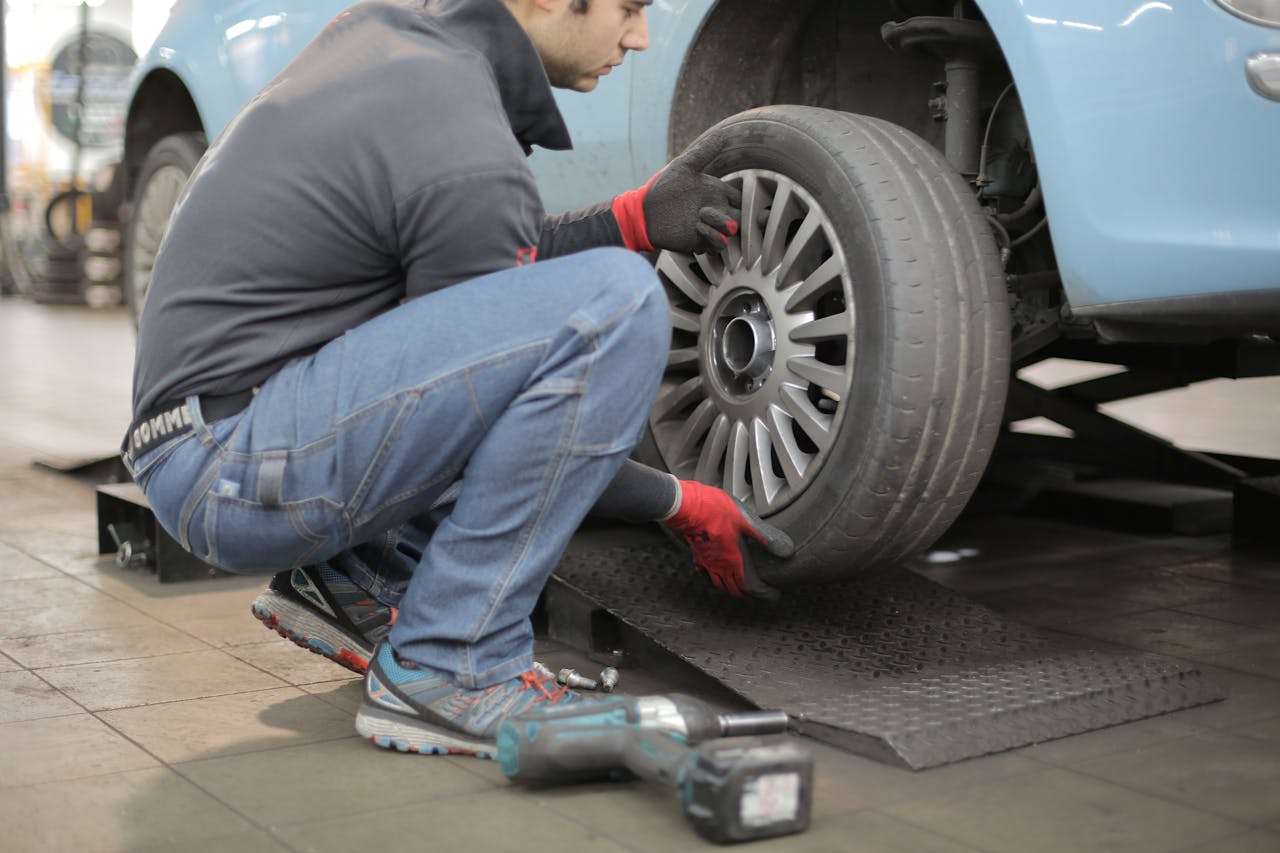 <p> Maintaining the correct tire pressure is crucial in preventing dry rot. When tires are under-inflated, they generate excess heat and stress, accelerating the aging process. Over-inflated tires, on the other hand, can become stiff, making them more prone to cracks. Use a tire pressure gauge at least once a month to ensure your tires are inflated to the manufacturer's recommended levels. By doing so, your tires will stay supple and well-maintained for longer periods, helping them avoid early deterioration. </p> :: Pexels