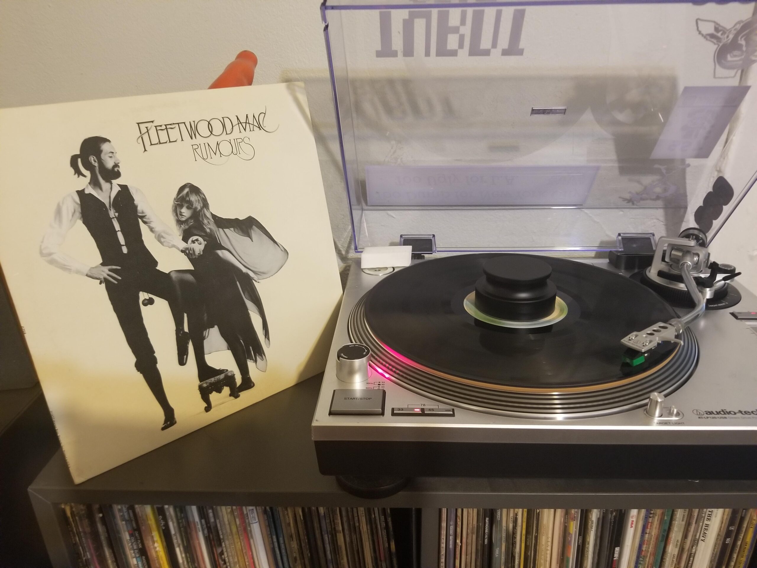 <p> Rumours is a landmark album that continues to resonate with audiences decades after its release. This masterpiece from Fleetwood Mac features a blend of rock and pop, showcasing the band's harmonious vocals and intricate songwriting. With chart-topping hits like "Go Your Own Way," "Dreams," and "Don't Stop," the album tells the story of love, heartbreak, and the tumultuous relationships within the band. Rumours won the Grammy Award for Album of the Year and has sold over 40 million copies worldwide, making it an essential part of any music collection. The emotional depth and relatable themes in this album allow listeners to connect with the music on a personal level. </p> :: SatansSouthpaw via Reddit