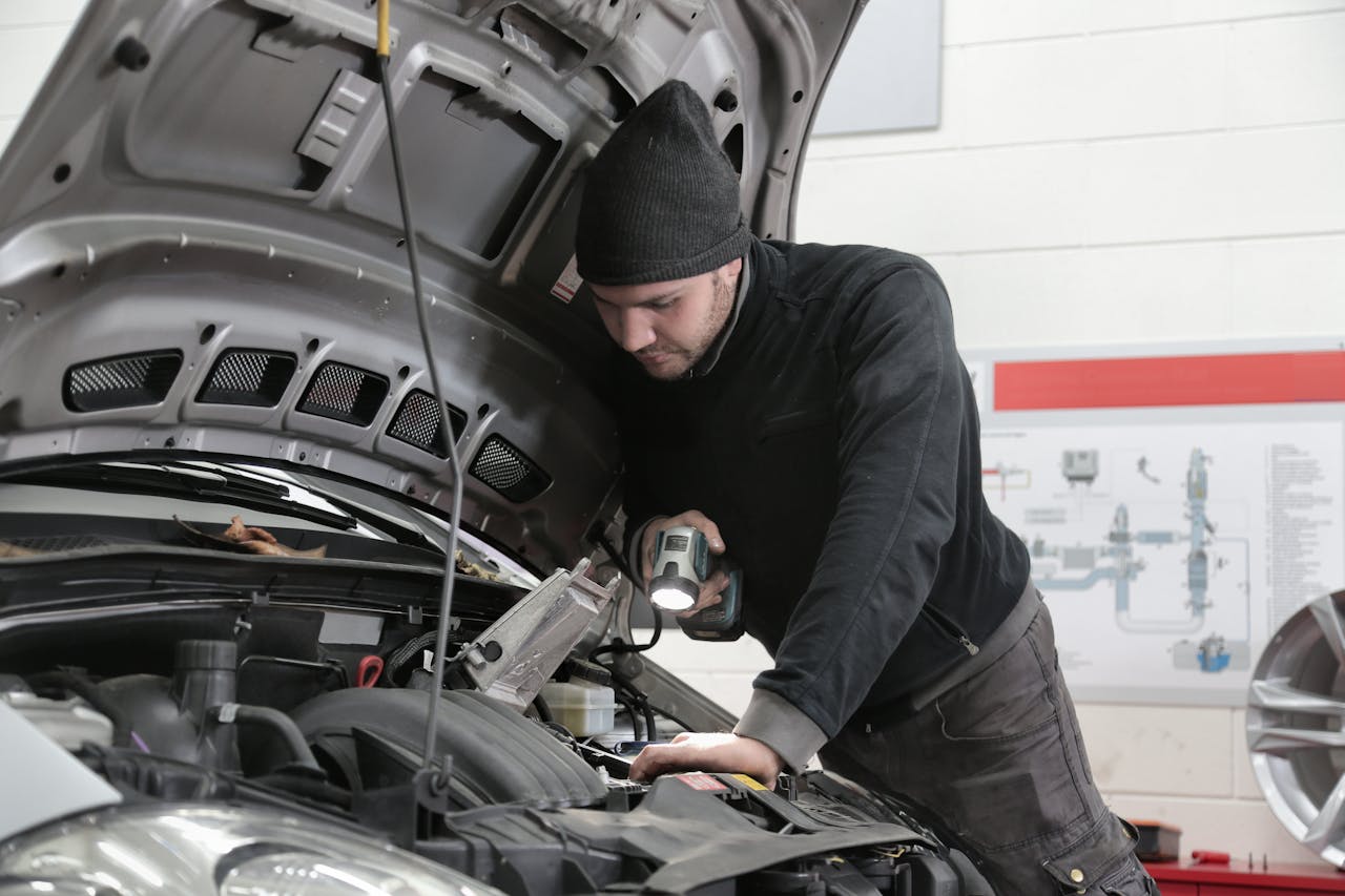 <p> Before heading out on a road trip, you should always perform a quick maintenance check on your car. This step is just as important as fueling up and can save you from potential breakdowns while you're on the road. Gas stations often have air pumps, water stations, and sometimes even basic mechanic services, so take advantage of these. Check your tire pressure, top off your oil, and ensure your car fluids are at the right levels before you get back on the road. A few minutes of maintenance at the gas station could prevent hours of frustration or an unexpected stop at a mechanic during your trip. </p> :: Pexels