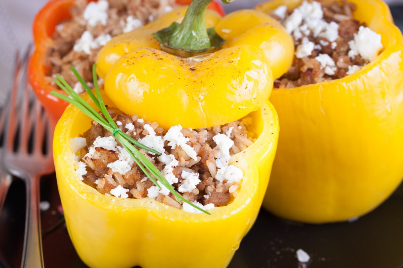 <p> Stuffed bell peppers are a versatile and healthy dinner option that’s easy to customize. Choose vibrant red, yellow, or orange bell peppers and fill them with a mixture of lean ground turkey, cooked brown rice, diced tomatoes, and spices like cumin and paprika. Bake until the peppers are tender and the filling is fully cooked. These peppers are high in vitamins A and C, and the lean protein and whole grains make this a balanced meal that’s both hearty and nutritious. For a vegetarian twist, substitute the meat with black beans or quinoa. </p> :: valeria_aksakova on Freepik