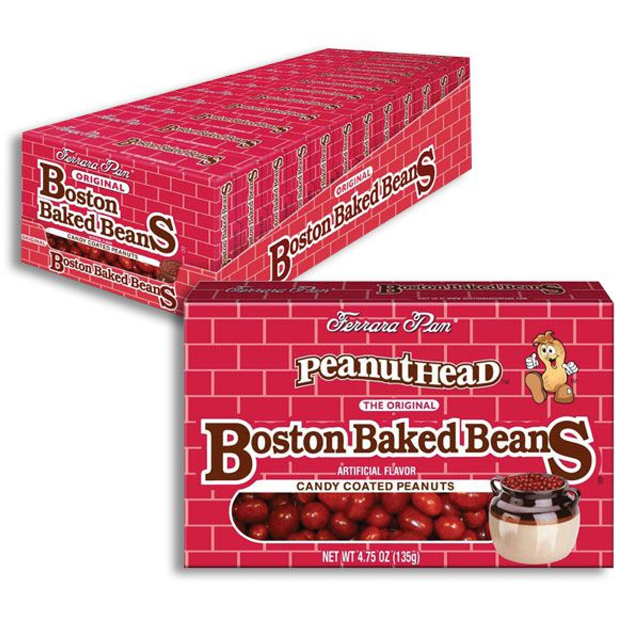 <p>These candy-coated peanuts, named after the classic baked bean dish, have been around since the early 1930s. Their crunchy, sweet exterior and nutty center make them a delightful, nostalgic snack.</p> ::candycorner