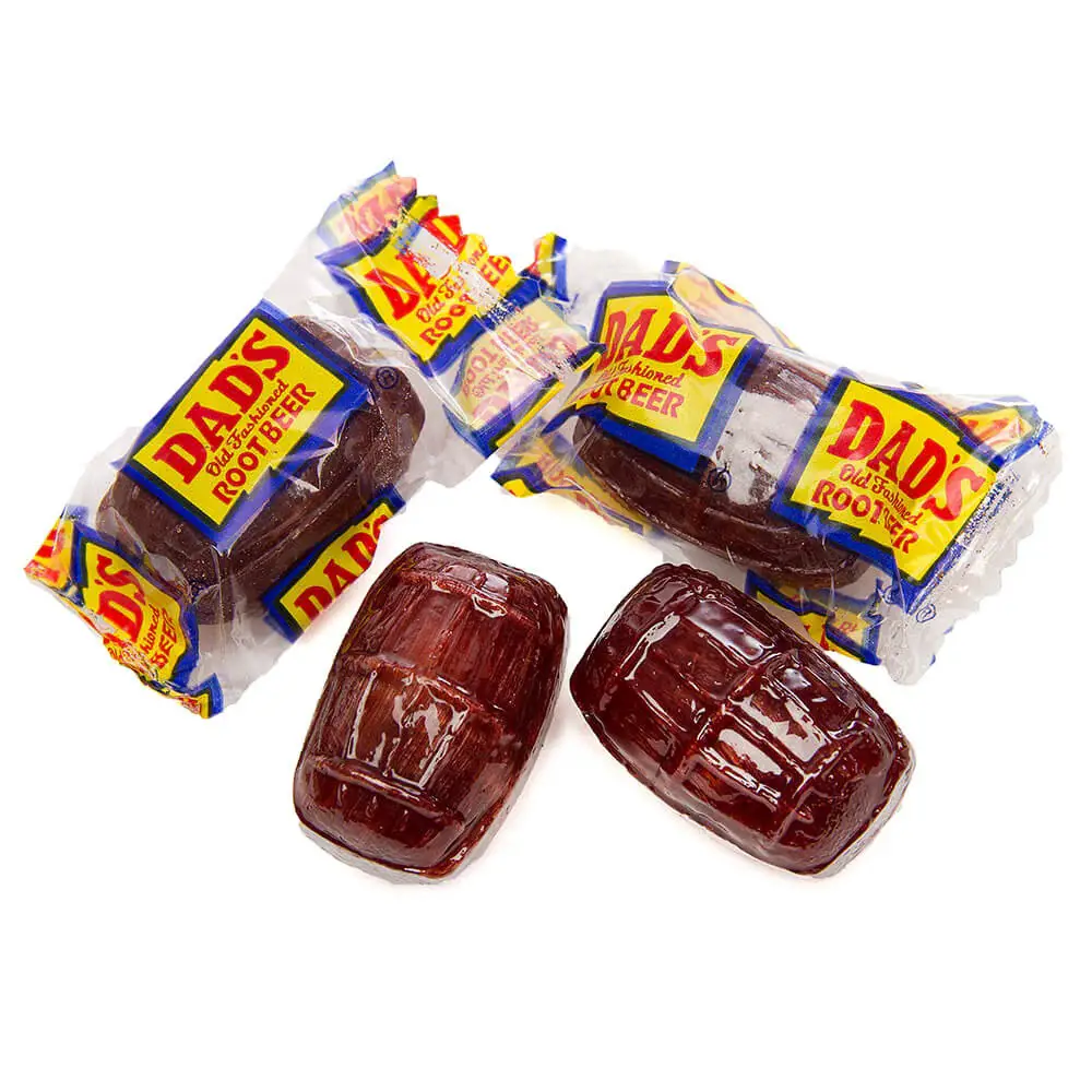 <p>These hard candies, shaped like miniature barrels, capture the classic flavor of root beer in a sweet, long-lasting treat. They’ve been delighting taste buds for decades.</p> ::allcitycandy