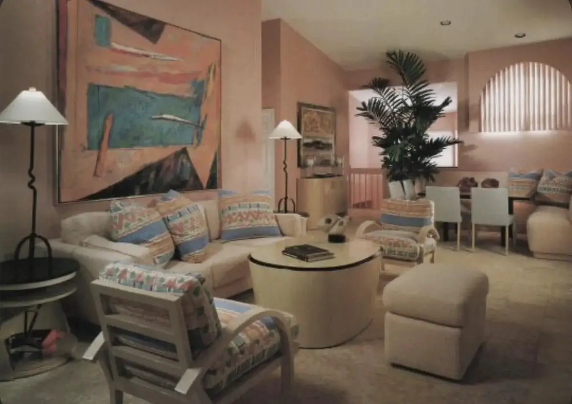 <p>Peach, mint green, and dusty rose covered everything from walls to furniture. While pastels can be charming in small doses, the 80s took it to an extreme, making entire rooms look washed out. The result was often a space that lacked contrast, depth, and any real personality, leaving rooms looking overly saccharine and lifeless.</p> ::Reddit