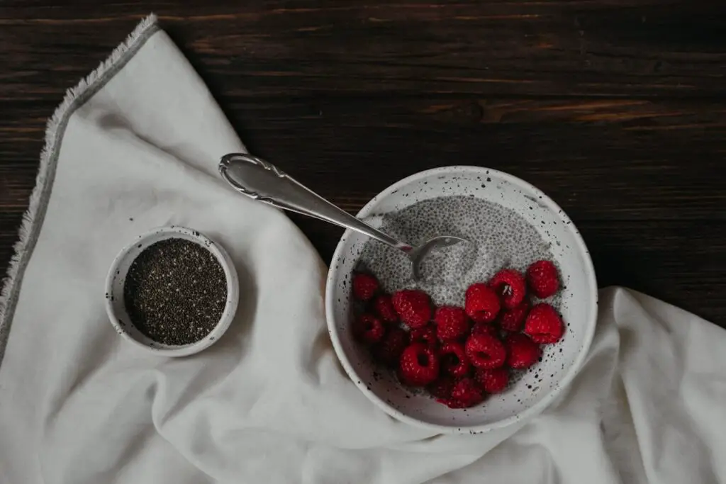 <p> Chia pudding is a make-ahead breakfast that is full of fiber and omega-3 fatty acids. Mix chia seeds with milk or almond milk, sweeten with honey or maple syrup, and let it sit overnight in the fridge. By morning, it turns into a pudding-like consistency. Add fresh fruits, nuts, or granola for a tasty and filling meal. This dish is a great way to incorporate essential nutrients into your diet while enjoying a dessert-like breakfast. </p> :: Pexels